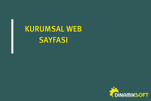 kurumsal web sayfasi