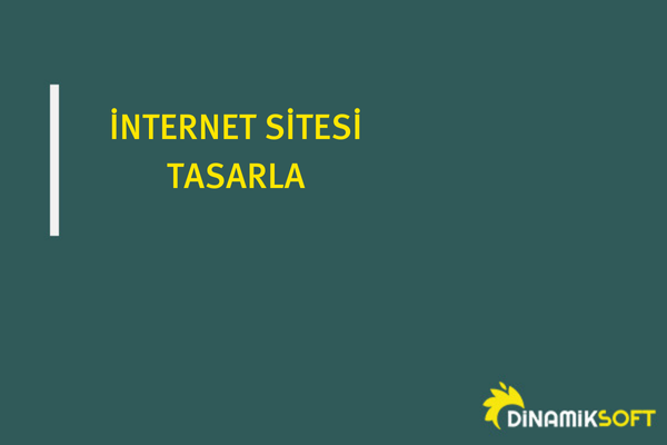 internet sitesi tasarla