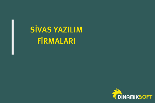 sivas yazilim firmalari